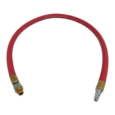 Alliance Rubber Alliance Hose Rubber Snubber Hose 3/8" x 60" With 1/4" Male Swivel by Plug HZR03830-05MSP